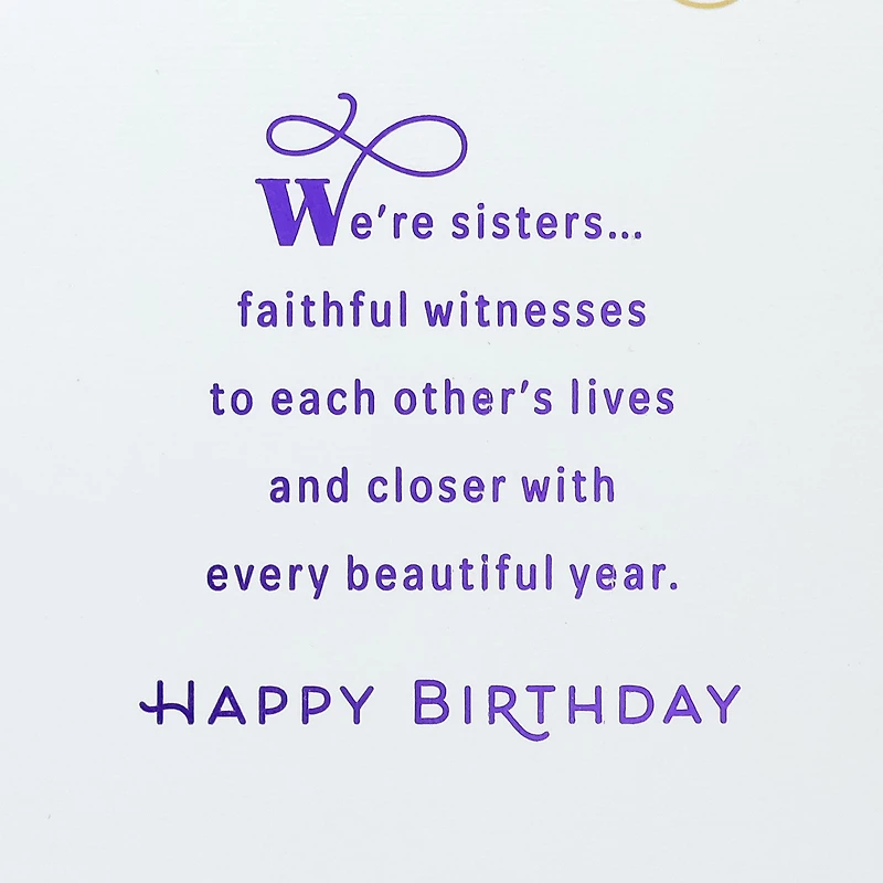 We're Closer With Every Year Birthday Card for Sister From Sister for only USD 7.59 | Hallmark