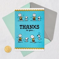 Peanuts® Charlie Brown and Snoopy Happy Dance Thank You Card for only USD 4.99 | Hallmark
