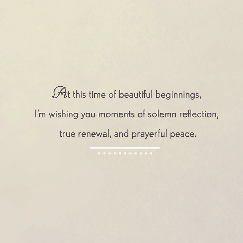 A Time of Beautiful Beginnings Yom Kippur Card for only USD 2.99 | Hallmark