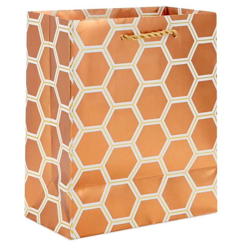 6.5" Copper Hexagons Small Gift Bag for only USD 2.49 | Hallmark