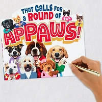 Round of Appaws Pop-Up Birthday Card for only USD 4.59 | Hallmark