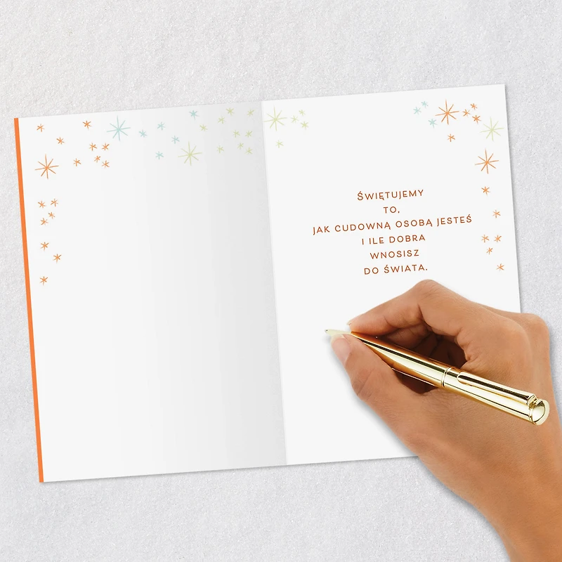 You're Wonderful Polish-Language Birthday Card for only USD 2.99 | Hallmark