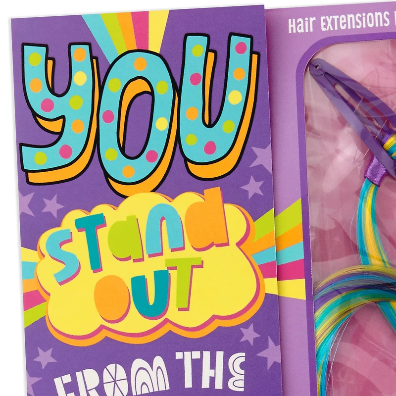 You Stand Out Birthday Card With Hair Clip and Extensions for only USD 7.59 | Hallmark