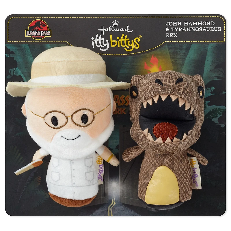 itty bittys® Jurassic Park John Hammond and T-Rex Plush, Set of 2 for only USD 18.99 | Hallmark