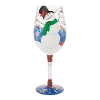 Lolita First Christmas Snow Handpainted Wine Glass, 15 oz. for only USD 32.99 | Hallmark