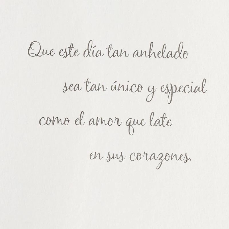 One-of-a-Kind Love Spanish-Language Wedding Card for Couple for only USD 6.59 | Hallmark
