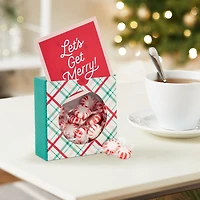 4.5" Let's Get Merry! Plaid Christmas Gift Card Holder Box for only USD 5.99 | Hallmark