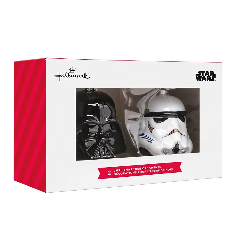 Star Wars™ Helmets Blown Glass Hallmark Ornaments, Set of 2 for only USD 21.99 | Hallmark