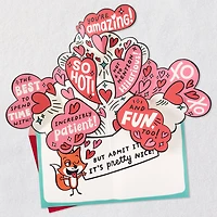 A Valentine Filled With Compliments Pop-Up Valentine's Day Card for Wife for only USD 7.59 | Hallmark