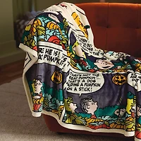 Peanuts® Great Pumpkin Comic Strip Throw Blanket, 60x50 for only USD 43.99 | Hallmark