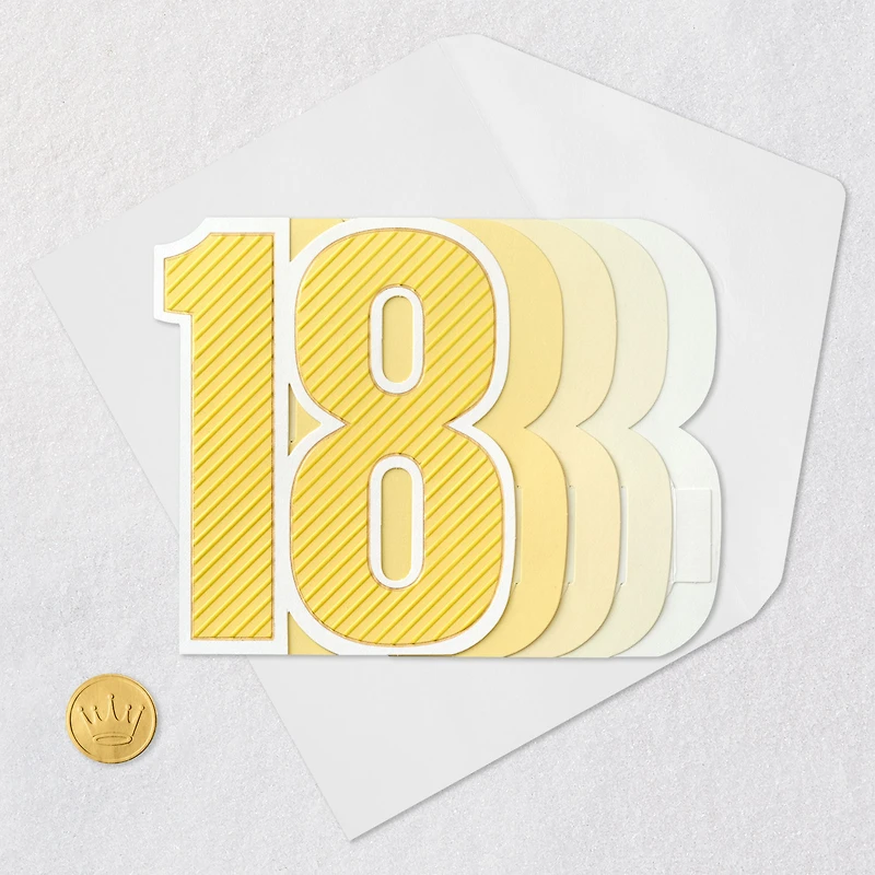 Welcome to Amazing 3D Pop-Up 18th Birthday Card for only USD 5.99 | Hallmark