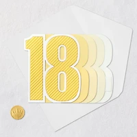 Welcome to Amazing 3D Pop-Up 18th Birthday Card for only USD 5.99 | Hallmark