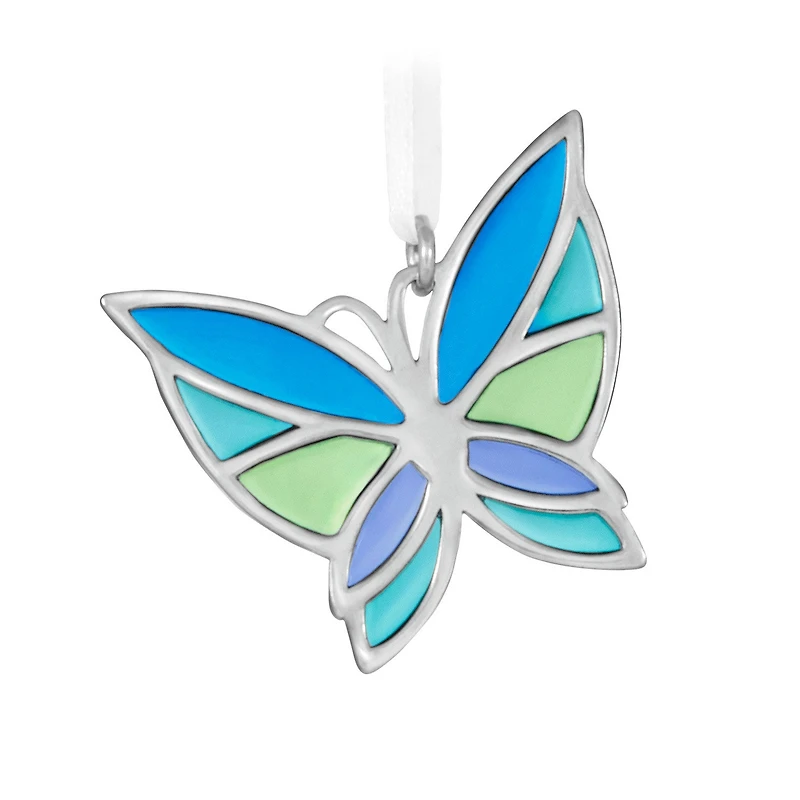 Mini Bitty Bright Butterfly Metal Ornament, 1.25" for only USD 13.99 | Hallmark