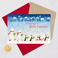 Penguin and Polar Bear Carolers Pop-Up Christmas Card for only USD 6.99 | Hallmark