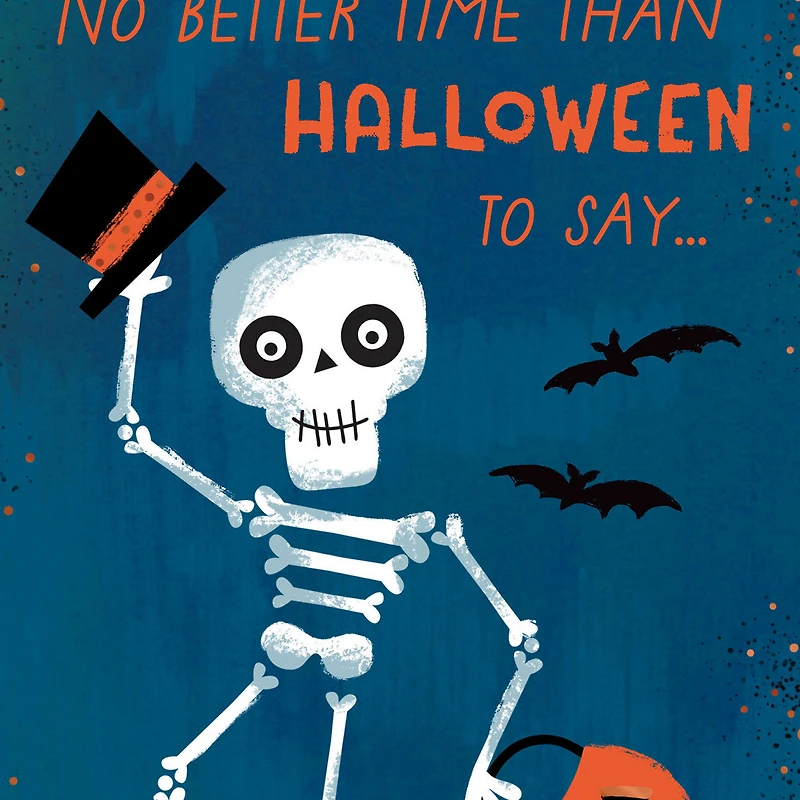 Love Ya Down to Your Bones Halloween Card for Grandson for only USD 0.99 | Hallmark