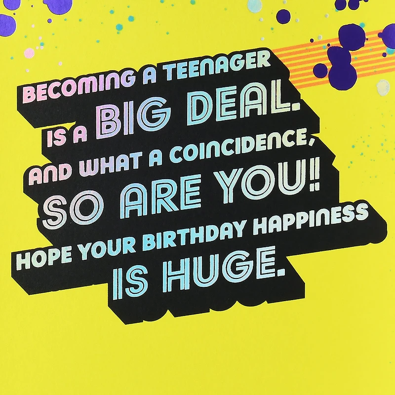 Big Deal 13th Birthday Card for only USD 5.99 | Hallmark