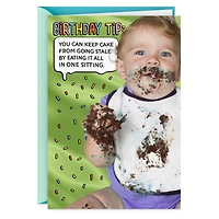 Eat Your Cake Funny Birthday Card for only USD 2.99 | Hallmark