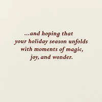 Moments of Magic, Joy and Wonder Christmas Card for only USD 5.59 | Hallmark
