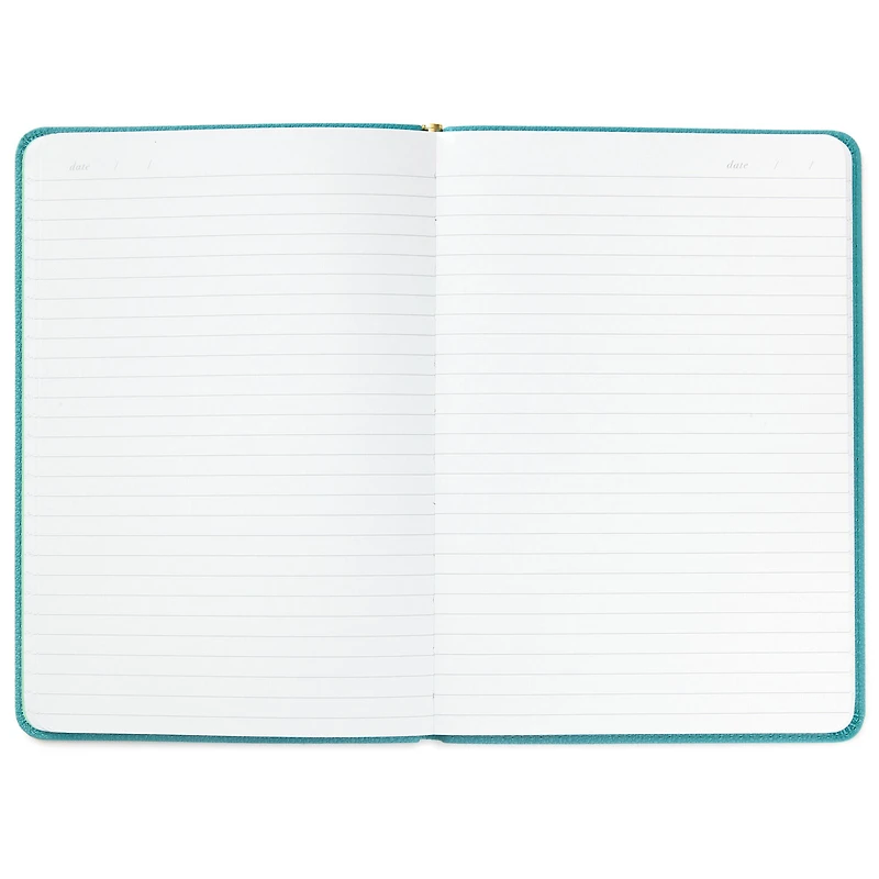 Turquoise Faux Leather Notebook With Pen for only USD 16.99 | Hallmark