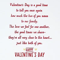 You Mean So Much to Our Family Valentine's Day Card for Son and Daughter-in-Law for only USD 4.79 | Hallmark