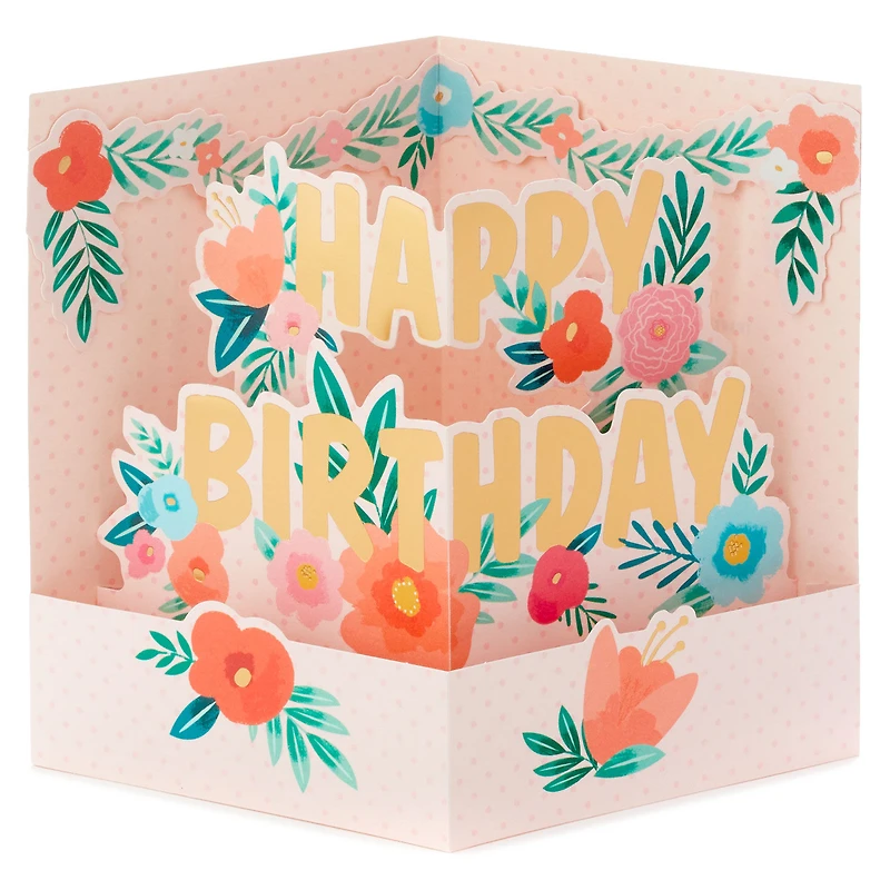 Thankful for You 3D Pop-Up Birthday Card for only USD 6.99 | Hallmark