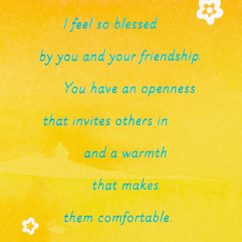 Blessed By Your Friendship Birthday Card for only USD 4.99 | Hallmark