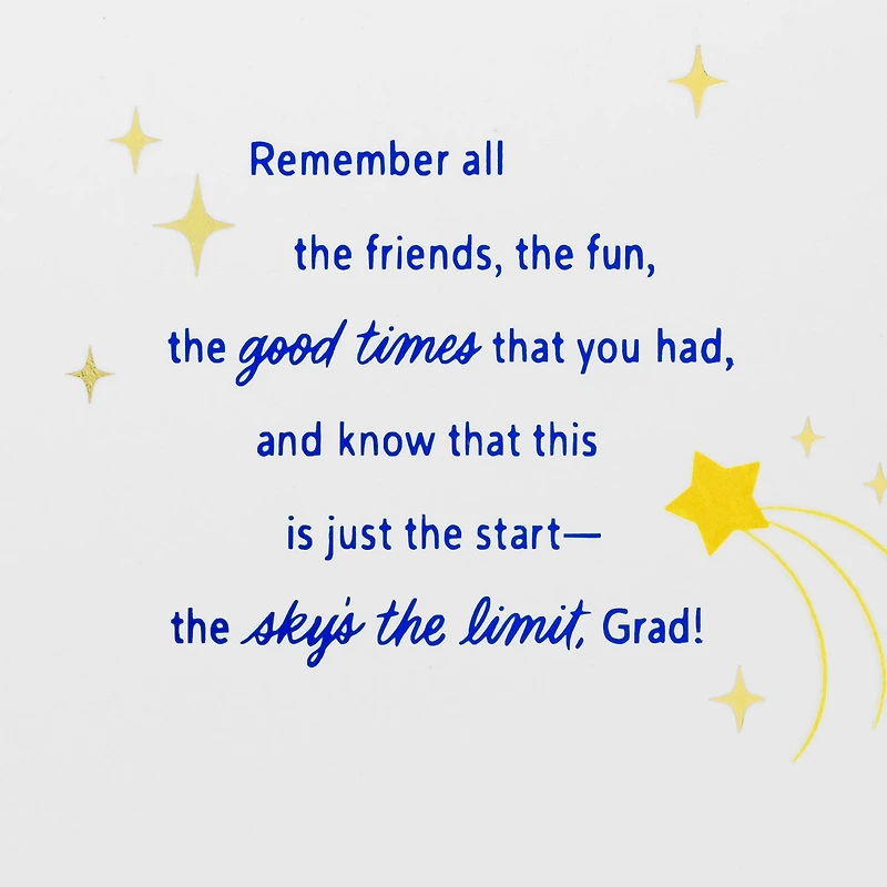 The Sky's the Limit Graduation Card for only USD 5.99 | Hallmark