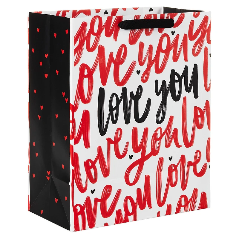 13" Love You Script on White Large Gift Bag for only USD 4.49 | Hallmark