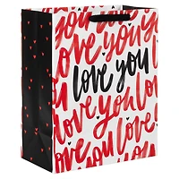 13" Love You Script on White Large Gift Bag for only USD 4.49 | Hallmark