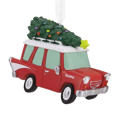 Red Car With Tree Hallmark Ornament for only USD 14.99 | Hallmark