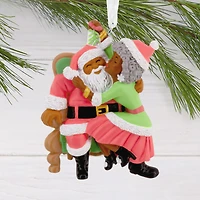 Mahogany Santa and Mrs. Claus Hallmark Ornament for only USD 11.49 | Hallmark