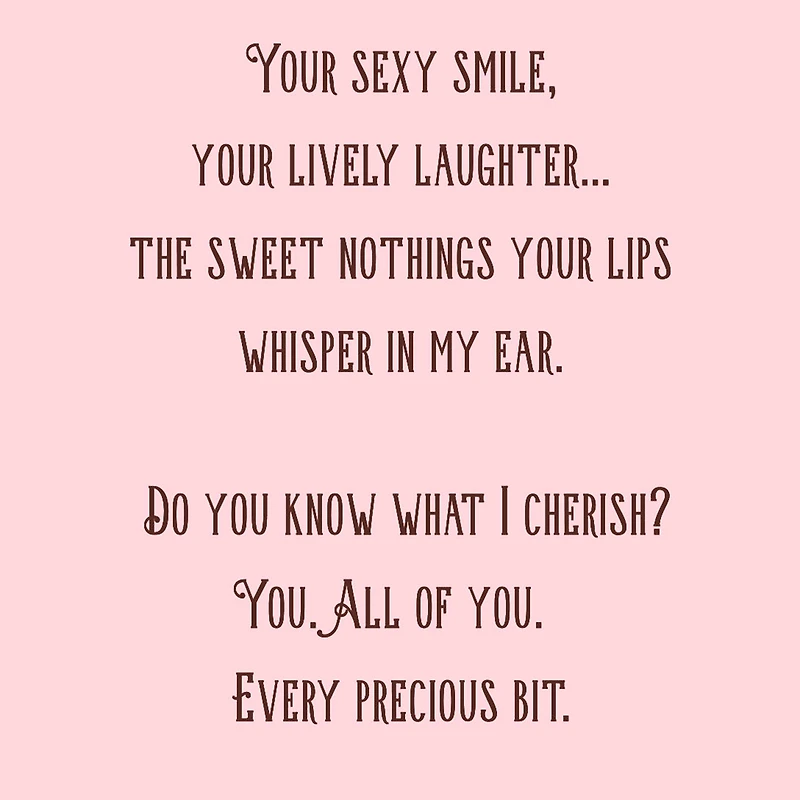 All the Ways I Love and Adore You Romantic Birthday Card for only USD 3.59 | Hallmark