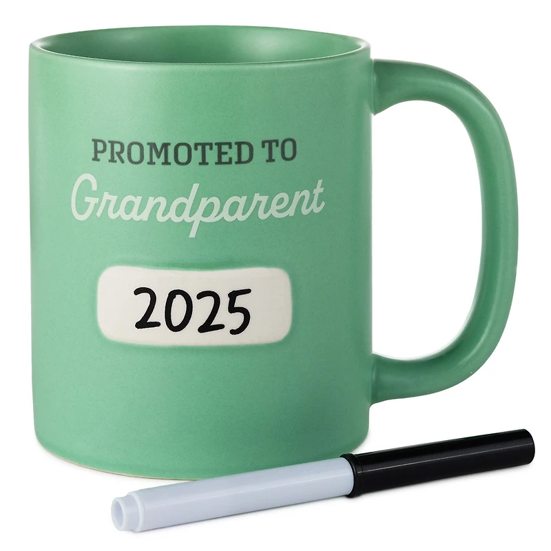 Promoted to Grandparent Personalizable Mug With Marker, 13.5 oz. for only USD 28.99 | Hallmark