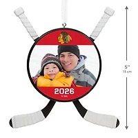 NHL Chicago Blackhawks® Hockey Personalized Ornament, Custom Photo and Text for only USD 30.99 | Hallmark