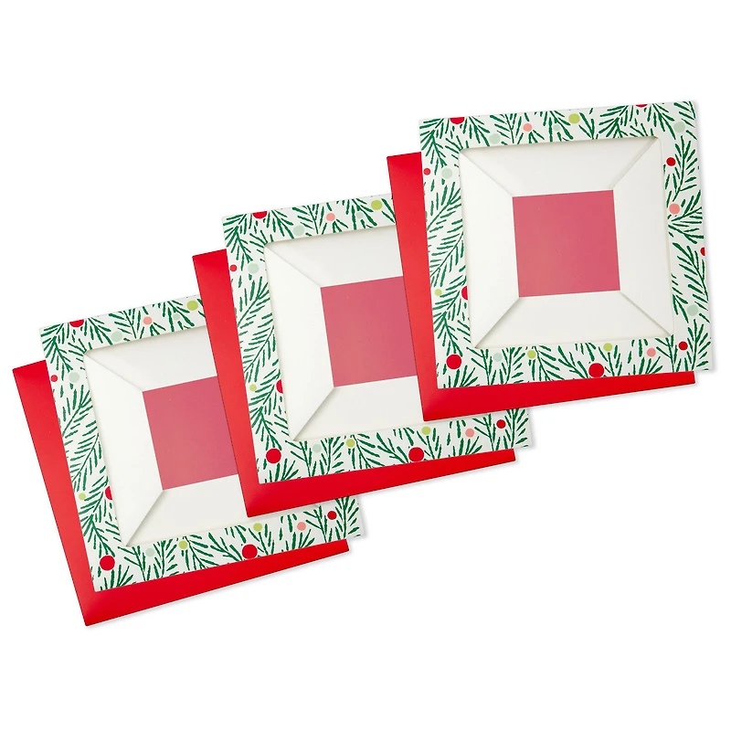 Branches and Berries 3-Pack Holiday Windowed Gift Boxes for only USD 6.99 | Hallmark