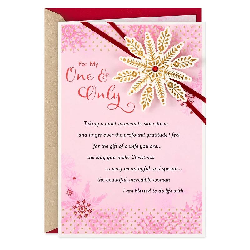 I'm Blessed to Do Life With You Religious Christmas Card for Wife for only USD 6.99 | Hallmark