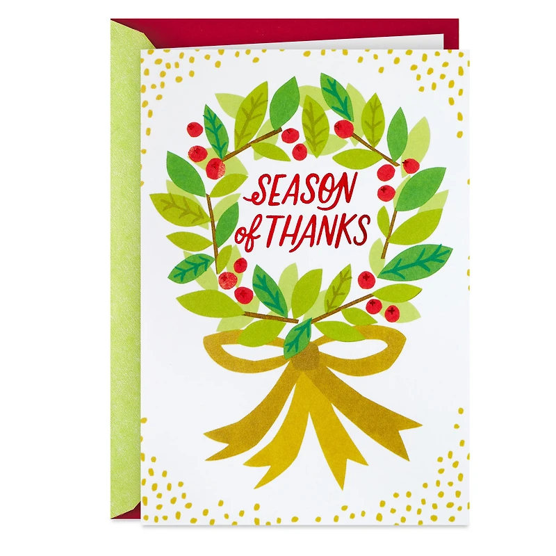 You Make the Whole Season Brighter Christmas Thank You Card for only USD 2.99 | Hallmark