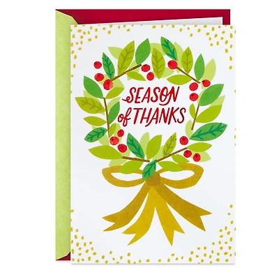 You Make the Whole Season Brighter Christmas Thank You Card for only USD 2.99 | Hallmark