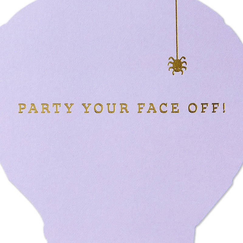 Party Your Face Off Mummy Paper Craft Halloween Card for only USD 5.99 | Hallmark