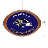 NFL Baltimore Ravens Football Personalized Ornament, Custom Text for only USD 30.99 | Hallmark