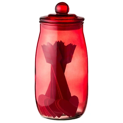 Valentine's Day Idea Cards in Red Glass Jar, Set of 14 for only USD 22.99 | Hallmark