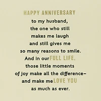 Little Moments of Joy Anniversary Card for Husband for only USD 5.59 | Hallmark