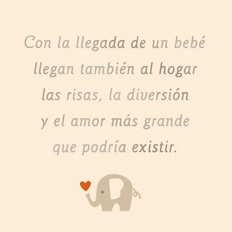 The Greatest Love Spanish-Language New Baby Card for only USD 3.99 | Hallmark