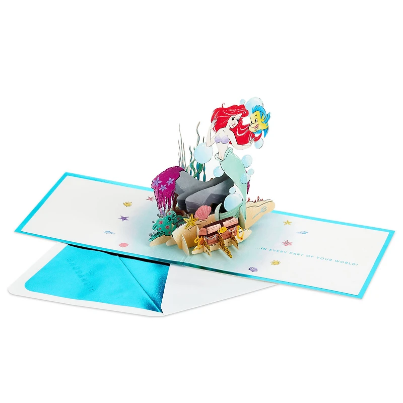 Disney The Little Mermaid Wishing You Happiness 3D Pop-Up Card for only USD 14.99 | Hallmark