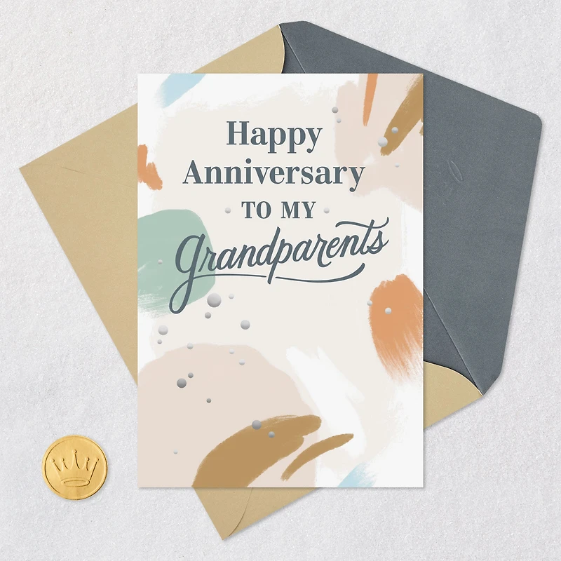 Partners in Life and Love Anniversary Card for Grandparents for only USD 2.99 | Hallmark