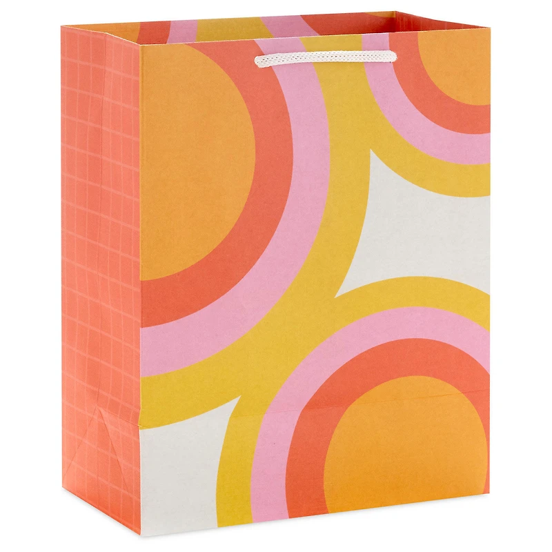 9.6" Warm Concentric Circles Medium Gift Bag for only USD 3.99 | Hallmark