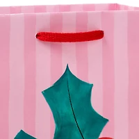 6.5" Disco Berries on Pink Small Christmas Gift Bag for only USD 2.49 | Hallmark