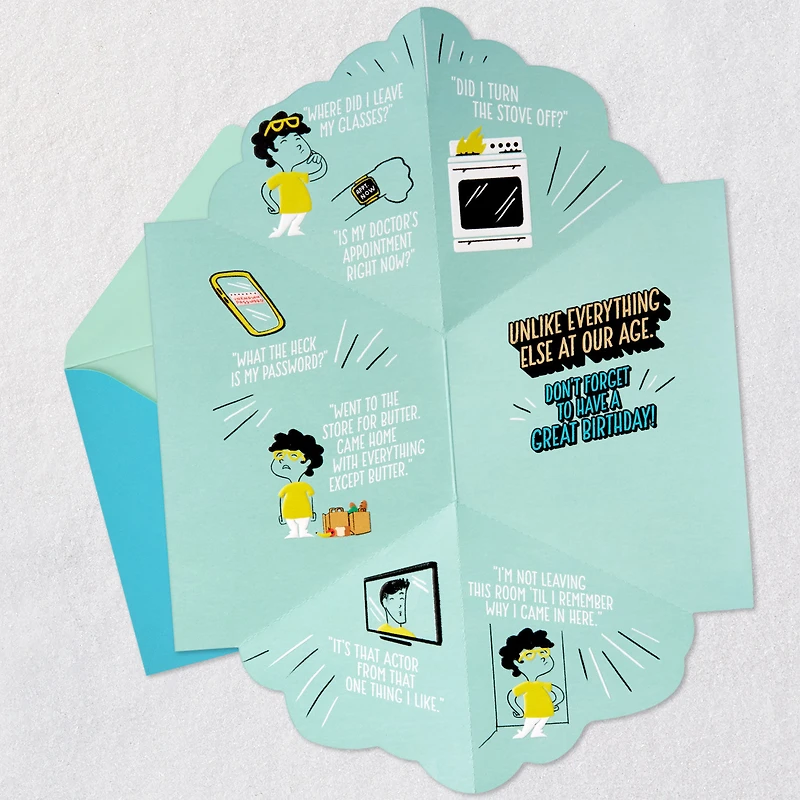 You're Unforgettable Funny Pop-Up Birthday Card for only USD 4.99 | Hallmark