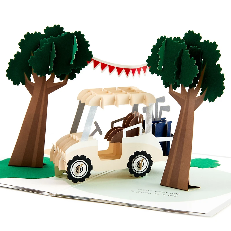 Hope Your Day Is Good to a Tee Golf 3D Pop-Up Card for only USD 12.99 | Hallmark