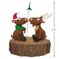Merry Kiss-Moose Musical Ornament With Motion for only USD 49.99 | Hallmark